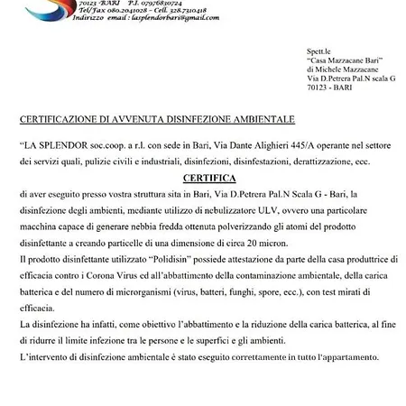 公寓 Casa Mazzacane Con 2 Da Letto