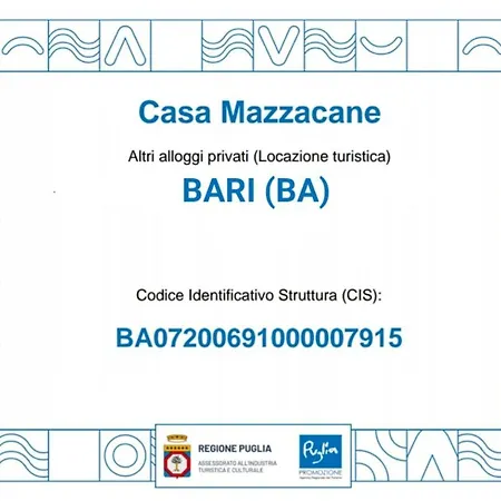 Casa Mazzacane Con 2 Da Letto Bari